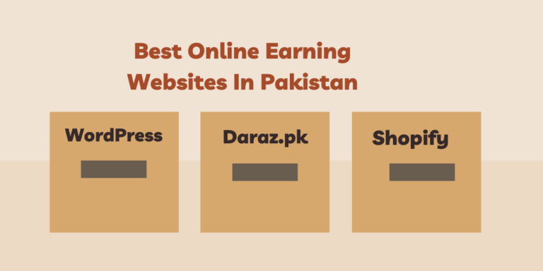 Best Online Earning Websites in Pakistan